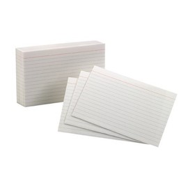 Oxford Index Cards, Ruled, 4" x 6", White, 2 Pack Of 300 Cards (10001)