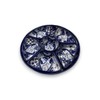 Handmade Talavera Mexican Pottery - Blue and White 7-Piece Appetizer