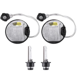 8110775020 2PCS Xenon HID Headlight Ballast D2S Bulb Replacement for Lexus GS LX RX 350 450h 570, Toyota Avalon Camry Sienna Venza, Subaru Legacy, 2014-2017 Mazda 6, Replaces 8110775020