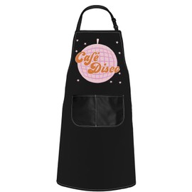POFULL Cafe Disco Apron Michael Scott Fan Gift Disco Ball Gift For Friends (Cafe Disco Apron)