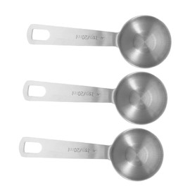 CIYODO 4pcs Stainless Steel Measuring Spoons TSP Kitchen Tools for Baking and Cooking Compact Design for Easy Storage and Versatile Use