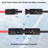 TCEUMIK Solar Connectors Y Branch Parallel Adapter 1 to 3