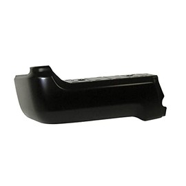 REAR BUMPER BLACK END W/O SENSOR HOLES LH FO1102384