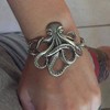 Opexicos 2Pcs Octopus Bracelet in Sterling Silver - silver Chain