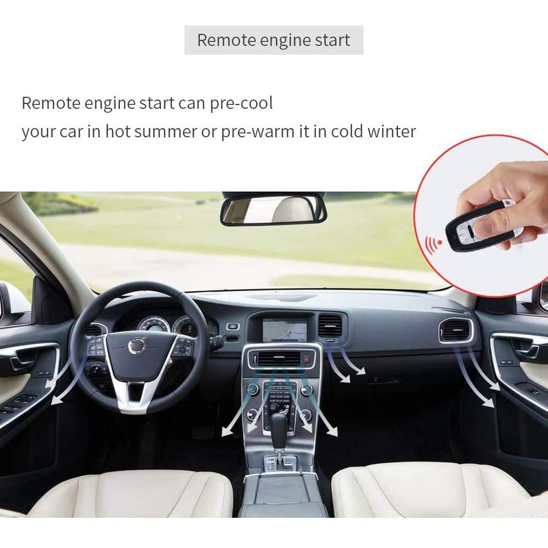 EASYGUARD EC002 Smart Key RFID PKE Car Alarm System Passive