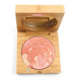 Antonym Cosmetics Baked Blush for Cheeks Face Powder Makeup Wrinkle Defying Minimize Fine Lines Pores Mattifying Sun Kissed Tan Contour (Peach)