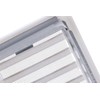 Upmann Ventilation Grille, White Plastic 10X16 M Installed flieg. 50161