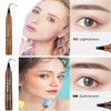 2PCS Black Eyebrow Pencil Microblading Eyebrow Pen - Easily Draw