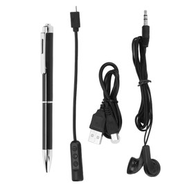 Voice Recorder Pen 16GB Noise Canceling Portable MP3 Player Digital Recording Device for Meeting Interview