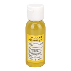 Yellow Peeling Oil, Dark Skin Peeling Oil Exfoliating Peeling Oil, Yellow Peeling Solution, Skin Whitening Exfoliator Suaviza la piel Eliminación de callos Exfoliación Fácil de