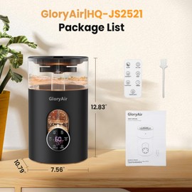 Humidifiers for Bedroom Large Room -GloryAir 6L Cool & Warm Mist Humidifier