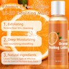 2PCS Orange Peeling Lotion, Body Peeling Lotion, Instant Exfoliation Dead