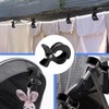 SGERUFZ 4pcs Universal Pram Clips for Attaching Blankets, Clothes, Toys,