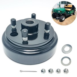 Golf Cart Brake Drum Assembly Kit with Large Centre Hole and 30 Splines for 1991-up E-Z-G-O TXT Medalist Columbia 4 Cycle Gas Replaces 21807G1-1 Pack