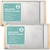 Home Intuition 2-Pack Adjustable Horizontal Window Screen 21-37 inches Wide,