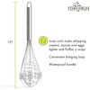 Fox Run Stainless Steel Kitchen Whisk, 12" Ultimate Rapid Whisk