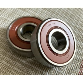 KOYO New KOYO 6303-2RS 17x47x14mm Double Rubber Seal Ball Bearings Lot of 2 pcs