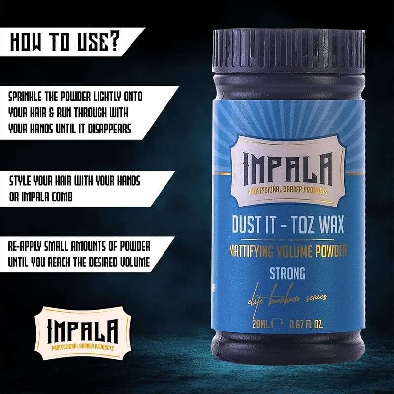 Impala Hair Styling Texturising Powder | Root Lifting Powder -
