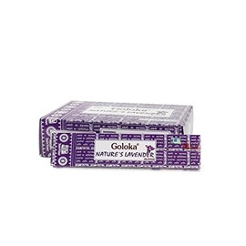 Goloka Natures Lavender Incense, Box of 12 Piece
