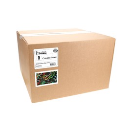 Essentials by Leisure Arts Crinkle Shred Box, Assorted, 5lbs Shredded Paper Filler, Crinkle Cut Paper Shred Filler, Box Filler, Shredded Paper for Gift Box, Paper Crinkle Filler, Box Filling