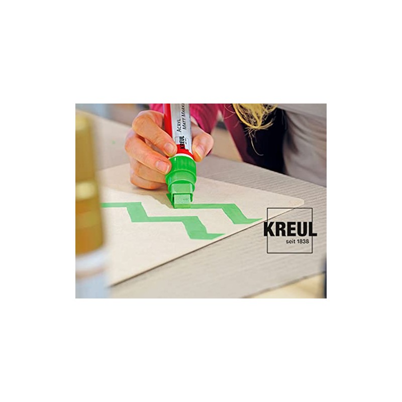 KREUL 46219 – Frosted Acrylic Marker with Chisel Tip, XXL,