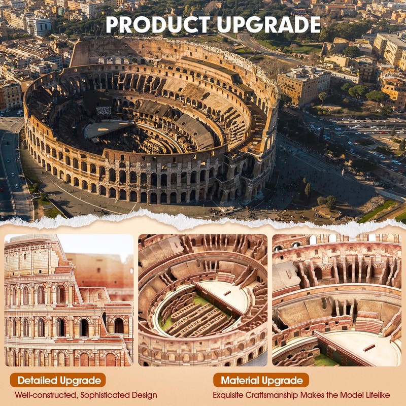 CubicFun 3D Puzzles for Adults Kids New Version Italy Rome