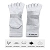 WRELS Coolmax Toe Socks for Men Women,Athletic High Performance Cushion