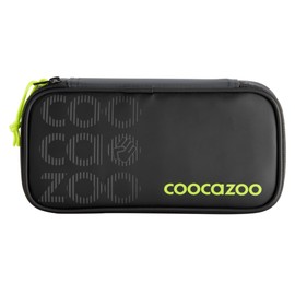 coocazoo Pencil Case, Compass Compartment, Triangle Compartment, Timetable Compartment, Removable Pen Holder, Additional Zip Pocket, from 3rd Class, Tarp Black Thunder