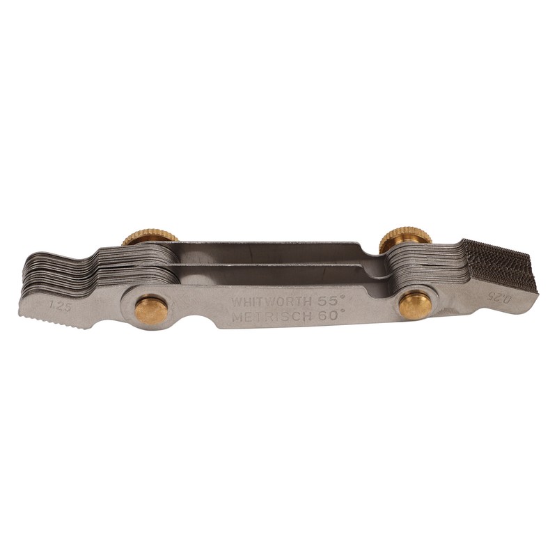 Thread Gauge 55° 60° 52 Blades Metric Imperial Stainless Steel