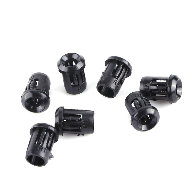 Kodrily 50Pcs 3mm LED Holder Black, Nylon LED Lamp Holders