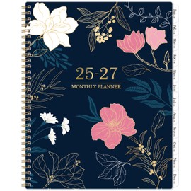 2025-2027 Monthly Planner/Calendar - Jul. 2025 - Jun. 2027, 9" x 11", Calendar Planner 2025-2027, 2 Year Monthly Planner, Tabs, 2-Size Pocket