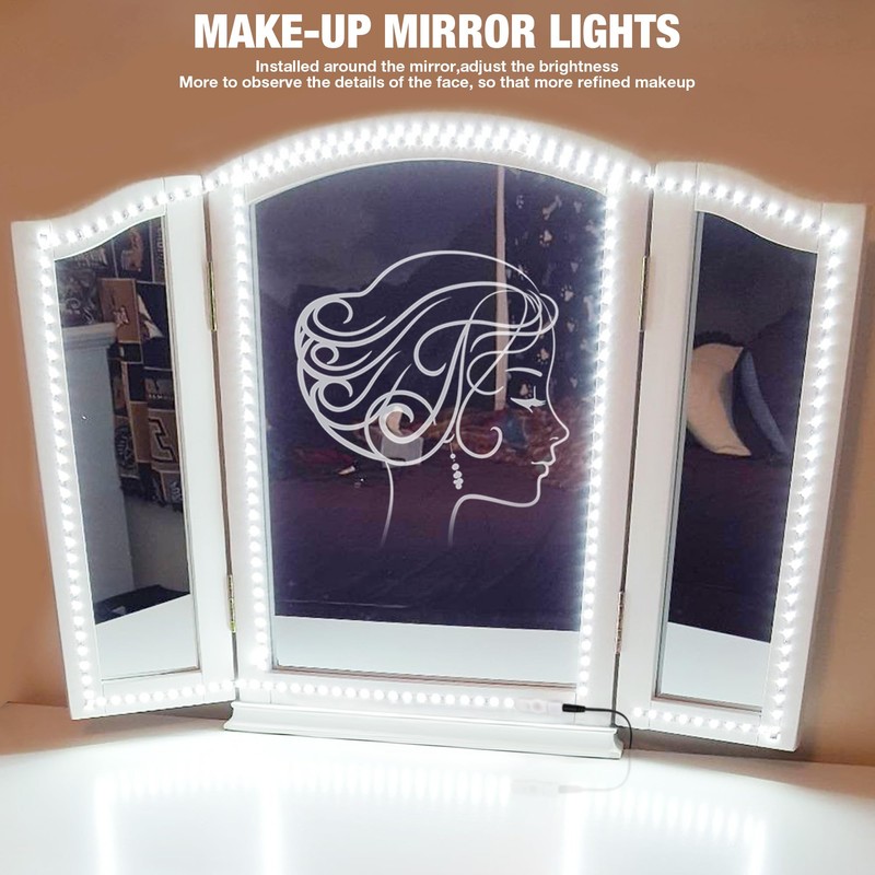 ViLSOM Led Vanity Mirror Lights Kit, 13ft/4M 240 LEDs Make-up