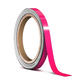 VViViD Vinyl Tape Pinstripe Pink Fluorescent Neon Gloss Adhesive Automotive Film (1/4" x 20ft)