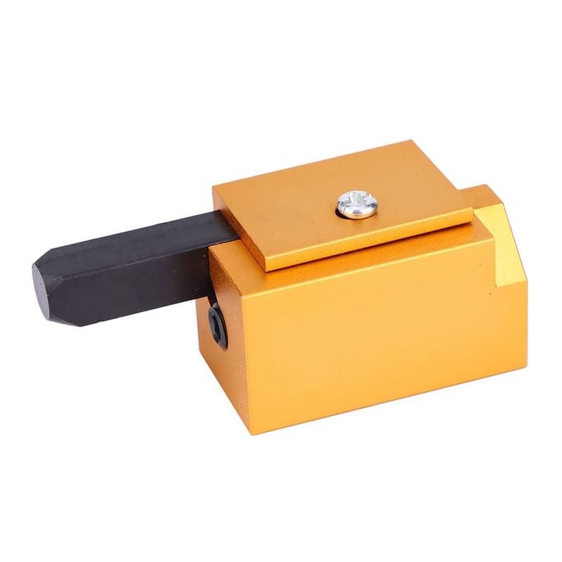 Aluminium Alloy Square Embedded Hinge Door Lock Groove Angle Chisel