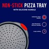 Pizza Tray Carbon Steel Pizza Pan with Holes and Non-Stick