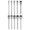 sourcing map 10pcs Nut Driver Drill Bit 6-19mm Metric Impact