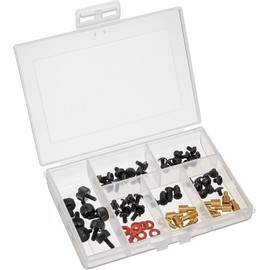 INEX SCW-03A-BK Screw Set with Case, Black
