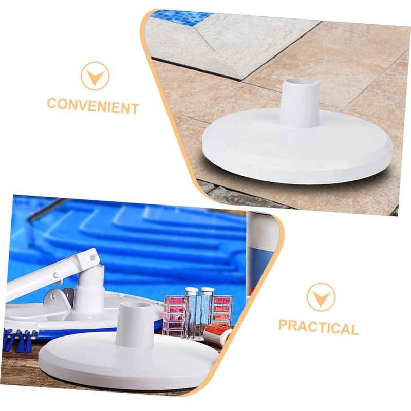 Totority Pool Vacuum Plate Durable Plastic Vacuum Bottom Base for