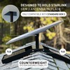 Starlink Ridgeline Mount Gen 3 - Easy No-Drill Installation -Counterweights