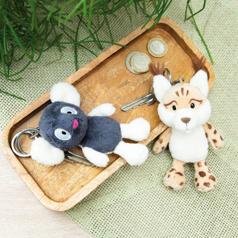 Niki WF24 Lemur Luffy Key Chain 3.9 inches (10 cm)