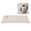 Cotton Baby Side Sleep Pillow Cute Plaid Bear Embroidery Pattern