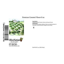 TTB Caramel Flavoring - TTB-Approved Sugar Free Flavoring for Brewing - Baking - Beverages - Ice Cream - Fillings - Non-GMO - Kosher - Vegan - 8 oz