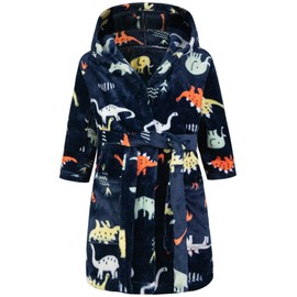 Kids Bathrobes Dinosaur Toddler Cartoon Animal Robe Boys Girls Bathrobe Children Sleepwear Novelty Pajamas 2-3 years