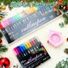 12 Outline Pens Border Double Line Markers Color Pens