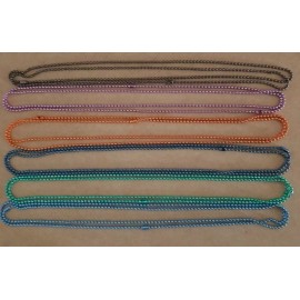 DARICE 1981-76 Ball Chains and Closures in multiple colors  12 Chains.