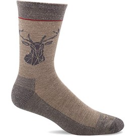 Sockwell Men's Tender Foot Crew Sock, Khaki - L/XL