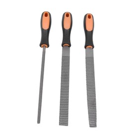 Lima de Madera de 3 Uds., Limas de Metal de Mano, Escofina de Madera de Dientes Gruesos Planos Y Redondos para Afilar Madera de Metal