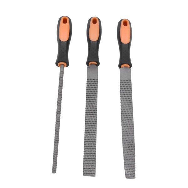Lima de Madera de 3 Uds., Limas de Metal de