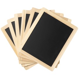 Double-Sided Chalkboard Set of 6, 8 ½” x 10 ½” With Decorative Wood Surface Frame, Chalkboard Sign Perfect For Arts & Crafts, Small Chalkboard by Plaid Enterprises
