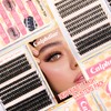 Calphdiar Wispy Cluster Lashes D Curl Individual Eyelashes Natural Lash